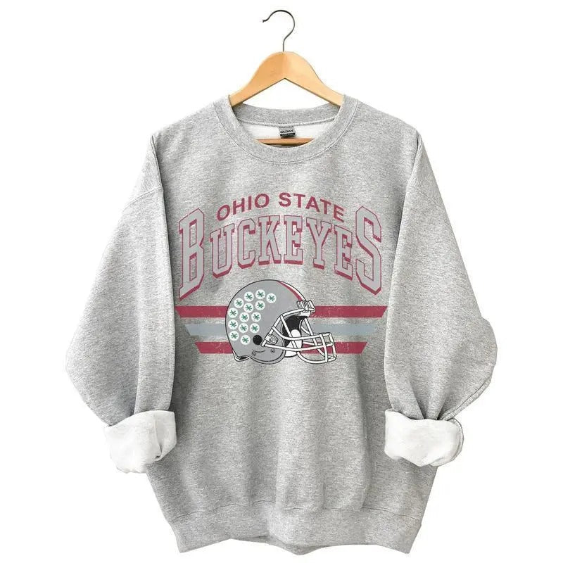 Vintage Ohio State Football - Adult & Kids T-Shirts, Sweatshirts & Hoodies apparel design preview 1