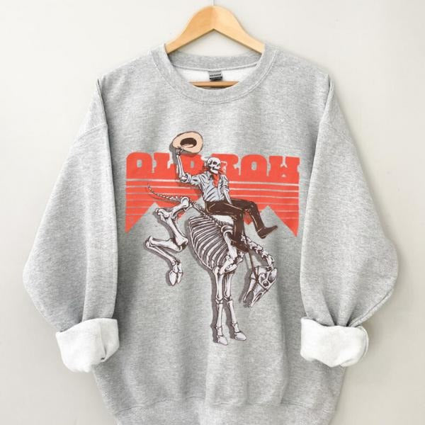 Vintage Old Row Cowboys - Adult & Kids T-Shirts, Sweatshirts & Hoodies apparel design preview 1