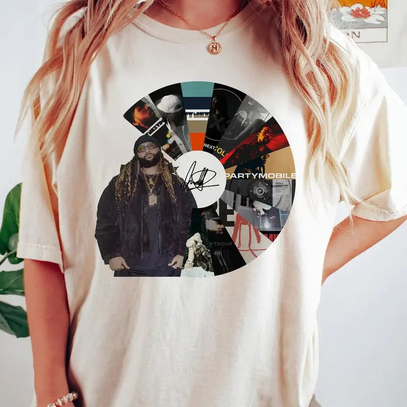 Vintage Partynextdoor Album Circle Some Sexy Songs 4 - Adult & Kids T-Shirts, Sweatshirts & Hoodies apparel design preview 1