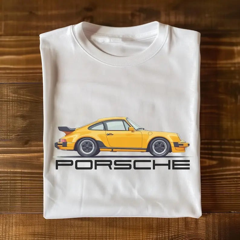 Vintage Porsche 911 Classic Car Lover Distressed - Adult & Kids T-Shirts, Sweatshirts & Hoodies apparel design preview 1