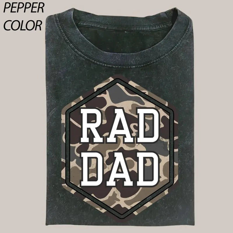 Vintage Rad Dad Cool Club Life First Present Papa - Adult & Kids T-Shirts, Sweatshirts & Hoodies apparel design preview 1