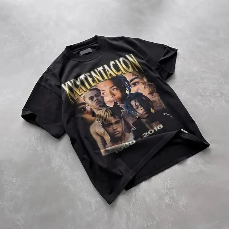Vintage Rap XXXTentacion Retro 90'S - Adult & Kids T-Shirts, Sweatshirts & Hoodies apparel design preview 1