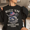 Vintage Retro Rizz 'Em 'Tism - Adult & Kids T-Shirts, Sweatshirts & Hoodies apparel design preview 1