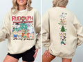 Vintage Rudolph Nostalgia Red Nosed Reindeer Retro - Adult & Kids T-Shirts, Sweatshirts & Hoodies apparel design preview 1
