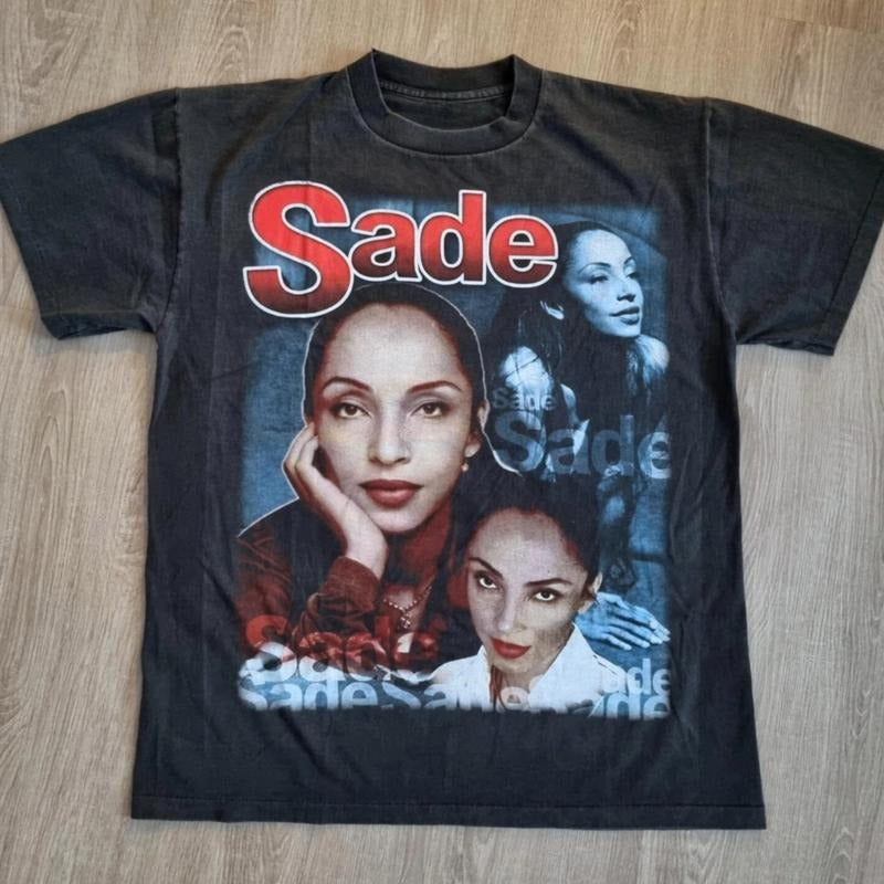 Vintage SADE L OVP Lovers Rock Tour 2001 Reprint - Adult & Kids T-Shirts, Sweatshirts & Hoodies apparel design preview 1