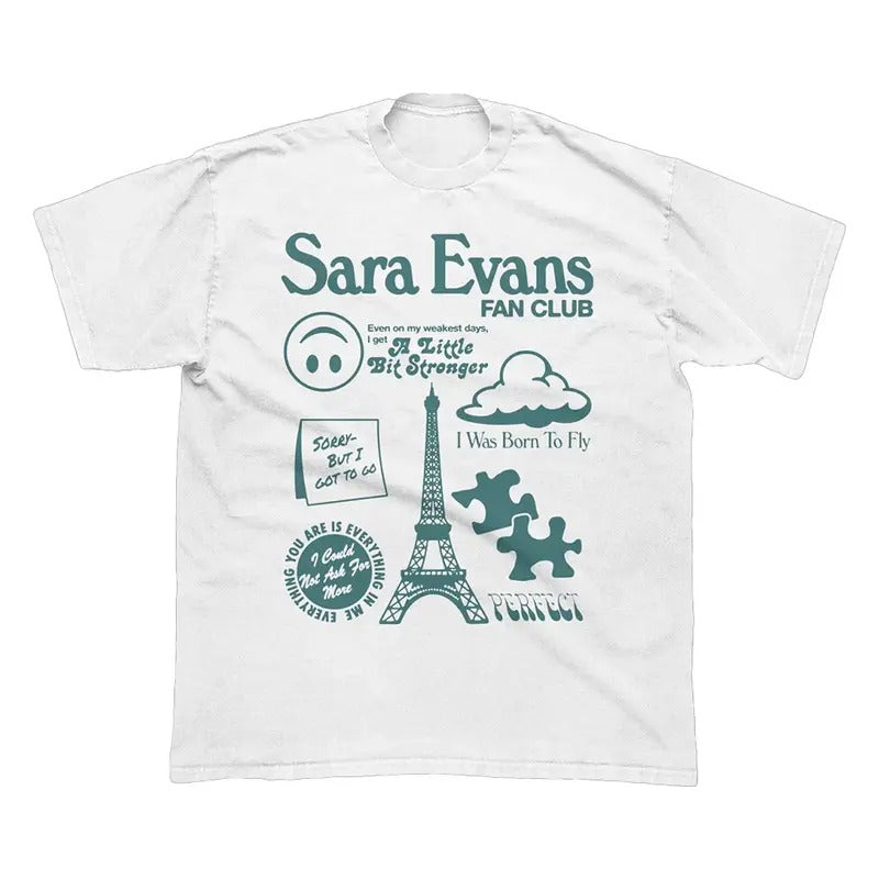 Vintage Sara Evans Fan Club Unbroke Tour Fans - Adult & Kids T-Shirts, Sweatshirts & Hoodies apparel design preview 1