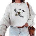 Vintage Small Mallards Flight Print - Adult & Kids T-Shirts, Sweatshirts & Hoodies apparel design preview 1