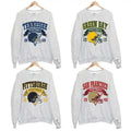 Vintage All Team Football Retro Game Day - Adult & Kids T-Shirts, Sweatshirts & Hoodies apparel design preview 1