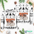 Vintage Style Browns Bear 3D Ugly Christmas Sweater - Holiday Gift product image