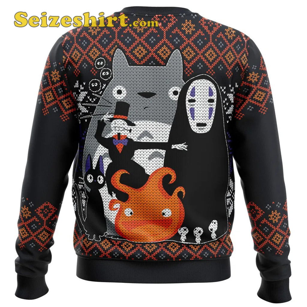 Vintage Ghibli Miyazaki Ugly Ugly Christmas Sweater - Gift Idea product image 2