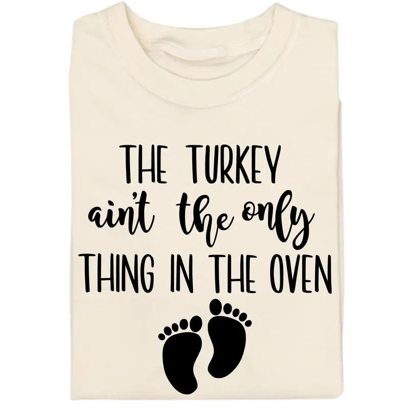 Vintage Turkey Ain'T Only Thing Oven Funny - Adult & Kids T-Shirts, Sweatshirts & Hoodies apparel design preview 1