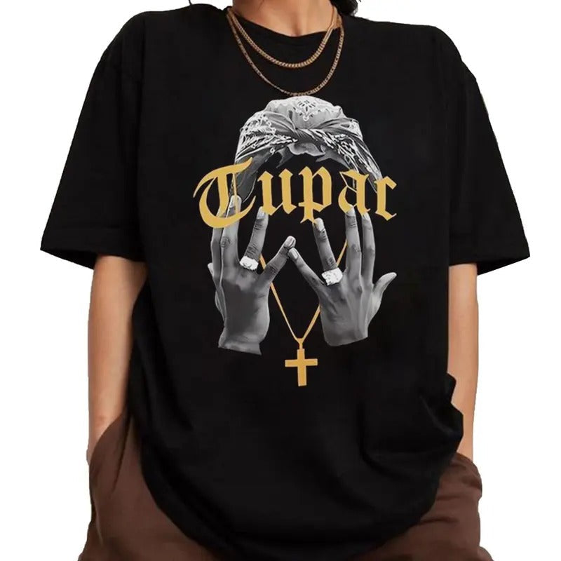 Vintage TuPac Shakur 2Pac 90s Rapper Hip Hop Legends - Adult & Kids T-Shirts, Sweatshirts & Hoodies apparel design preview 1