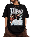 Vintage Tupac Bootleg Shakur 2Pac 90s Rapper Hip Hop - Adult & Kids T-Shirts, Sweatshirts & Hoodies apparel design preview 1