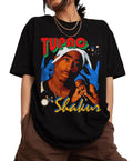 Vintage Tupac Shakur Bootleg Rap 2Pac 90s Hip Hop - Adult & Kids T-Shirts, Sweatshirts & Hoodies apparel design preview 1