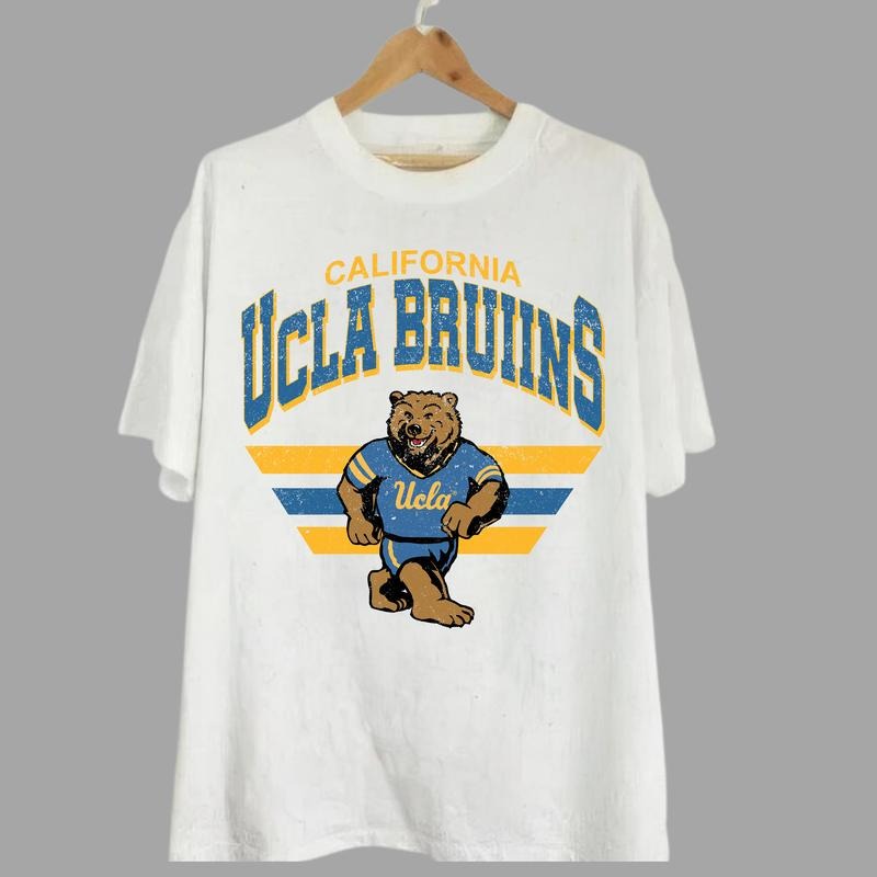 Vintage UCLA Bruins Ncaa Basketball Classic March - Adult & Kids T-Shirts, Sweatshirts & Hoodies apparel design preview 1