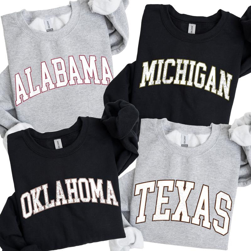 Vintage Varsity College University Game Day Football - Adult & Kids T-Shirts, Sweatshirts & Hoodies apparel design preview 1