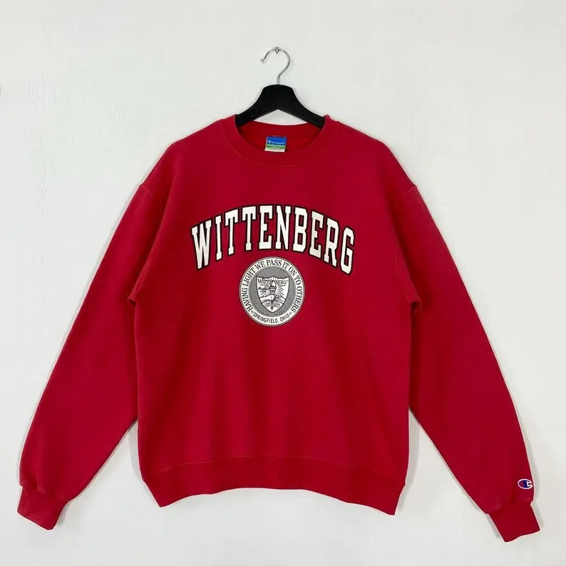 Vintage Wittenberg University Tigers Print Logo - Adult & Kids T-Shirts, Sweatshirts & Hoodies apparel design preview 1
