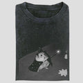 Vintage Wizard Hamster Funny Magic Wand Meme - Adult & Kids T-Shirts, Sweatshirts & Hoodies apparel design preview 1
