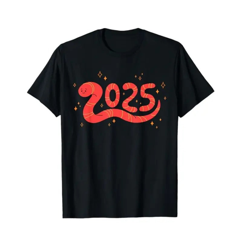 Vintage Year Snake Zodiac 2025 Top Womenswear - Adult & Kids T-Shirts, Sweatshirts & Hoodies apparel design preview 1