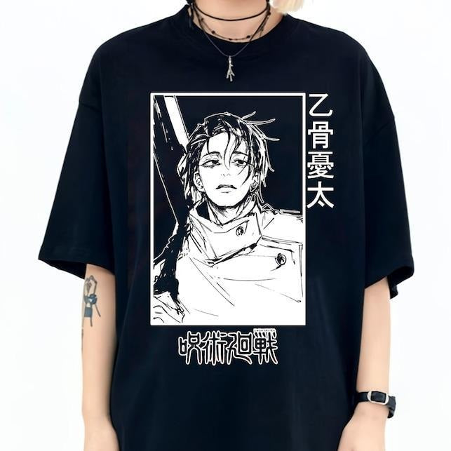 Vintage Yuta Okkotsu Art JJK Anime Manga Lover - Adult & Kids T-Shirts, Sweatshirts & Hoodies apparel design preview 1