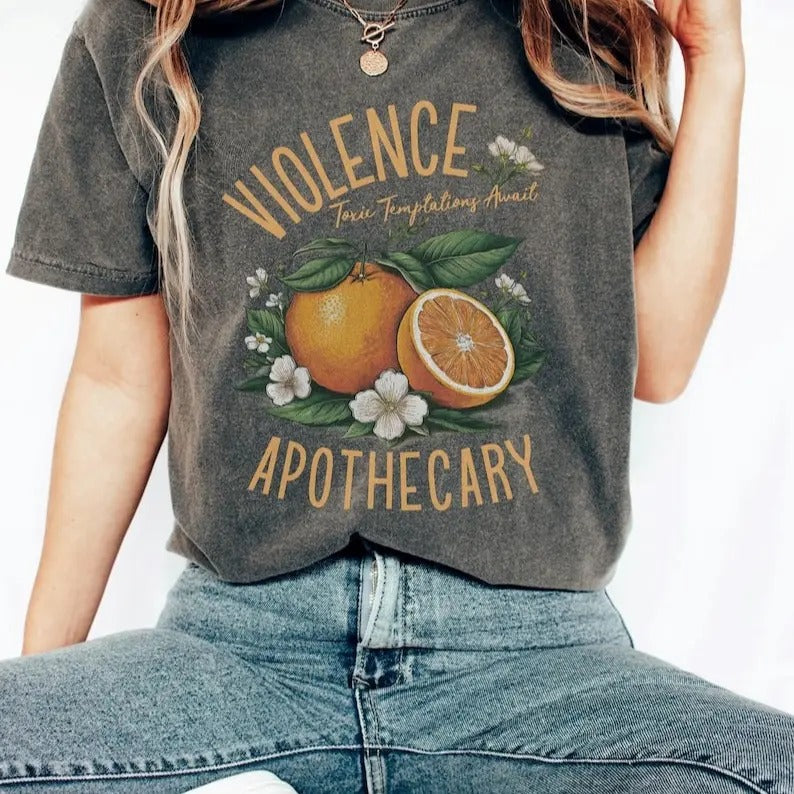 Violence Apothecary Fourth Wing Dragon Rider Basgiath - Adult & Kids T-Shirts, Sweatshirts & Hoodies apparel design preview 1