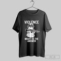 Violence Might Be The Answer Sweater And V Neck - Adult & Kids T-Shirts, Sweatshirts & Hoodies apparel design preview 1