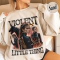 Violent Little Thing Fourth Wing Fan Violet Bootleg - Adult & Kids T-Shirts, Sweatshirts & Hoodies apparel design preview 1