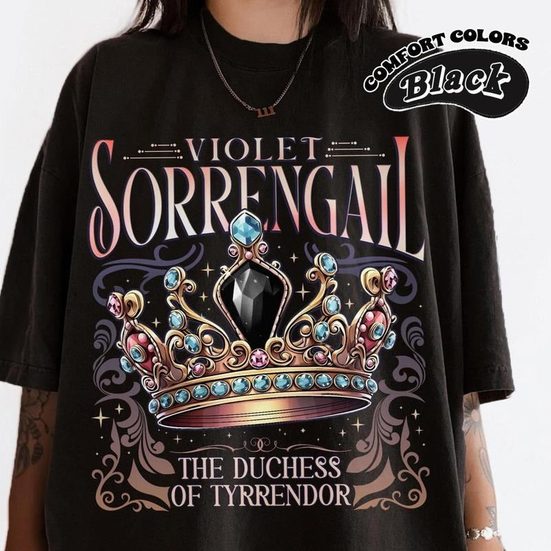 Violet Sorengail Fourth Wing Dragon Rider Bookish - Adult & Kids T-Shirts, Sweatshirts & Hoodies apparel design preview 1