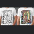 Virgen De Guadalupe Juan Diego Cotton White Slim - Adult & Kids T-Shirts, Sweatshirts & Hoodies apparel design preview 1