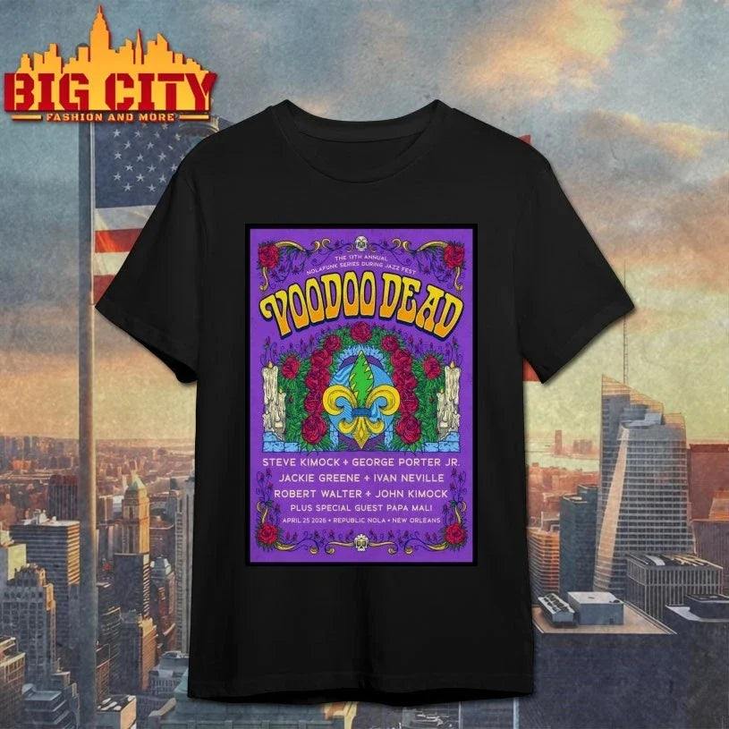 Voodoo Dead Republic NOLA In New Orleans LA Apr 25 - Adult & Kids T-Shirts, Sweatshirts & Hoodies apparel design preview 1