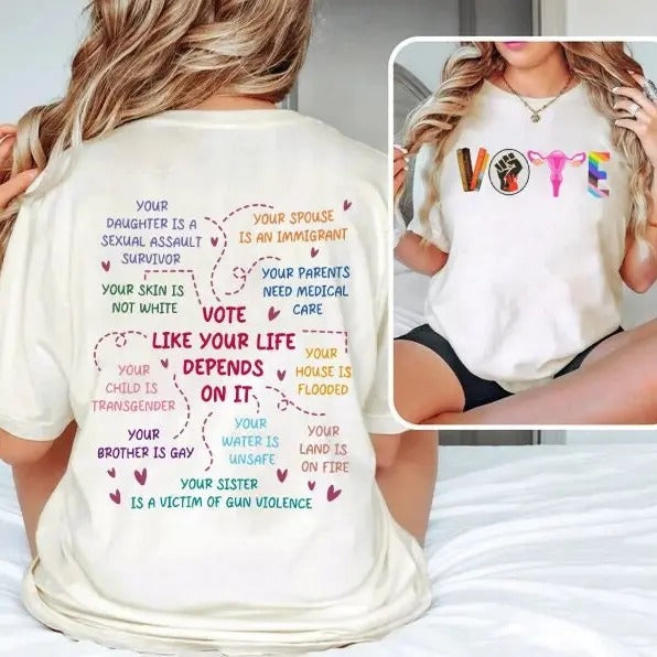 Vote Like Ruth Sent You Pro Choice Bann3d Books - Adult & Kids T-Shirts, Sweatshirts & Hoodies apparel design preview 1