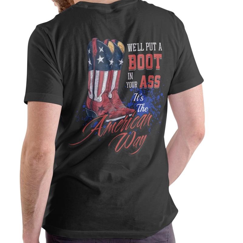 WE'LL PUT BOOT AMERICAN WAY Cotton - Adult & Kids T-Shirts, Sweatshirts & Hoodies apparel design preview 1