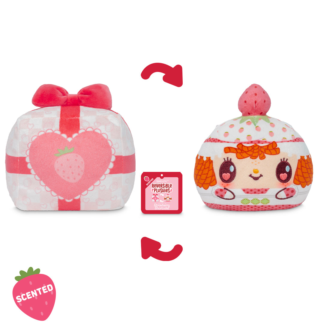 Valentine Present Strawberry Shortcake 4" - Adult & Kids T-Shirts, Sweatshirts & Hoodies apparel design preview 1