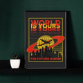 WORLD IS YOURS Poster - Adult & Kids T-Shirts, Sweatshirts & Hoodies apparel design preview 1