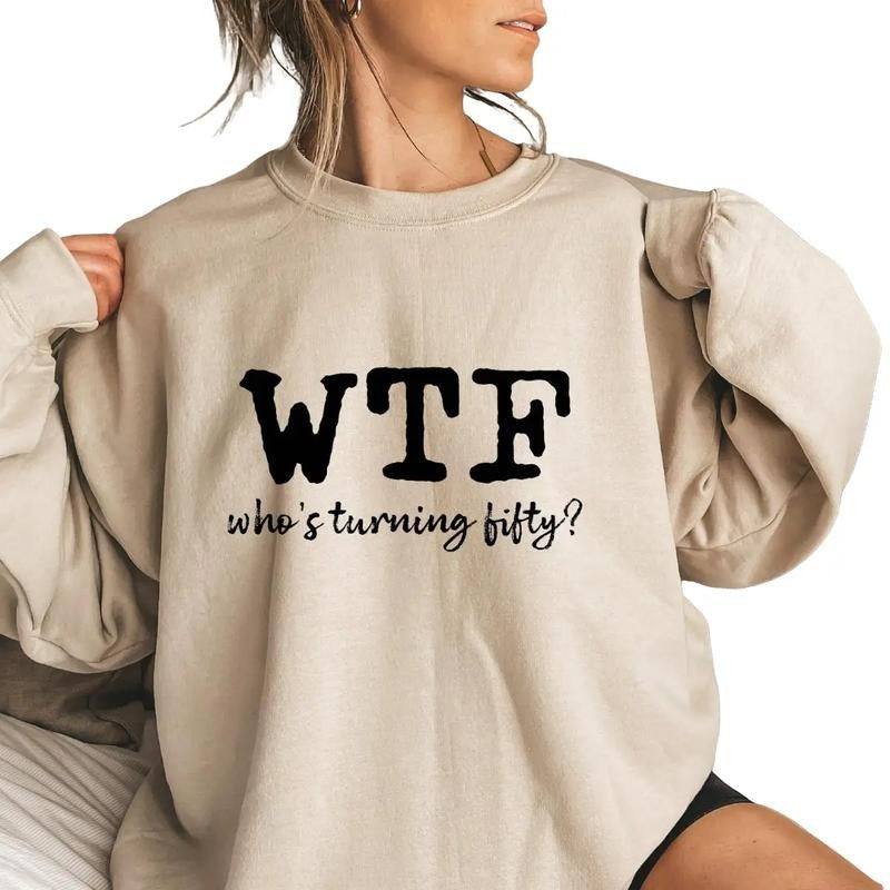 WTF 50th 50 - Adult & Kids T-Shirts, Sweatshirts & Hoodies apparel design preview 1