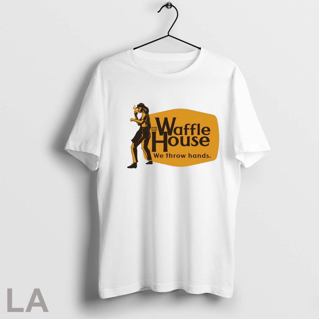 Waffle House We Throw Hands New - Adult & Kids T-Shirts, Sweatshirts & Hoodies apparel design preview 1