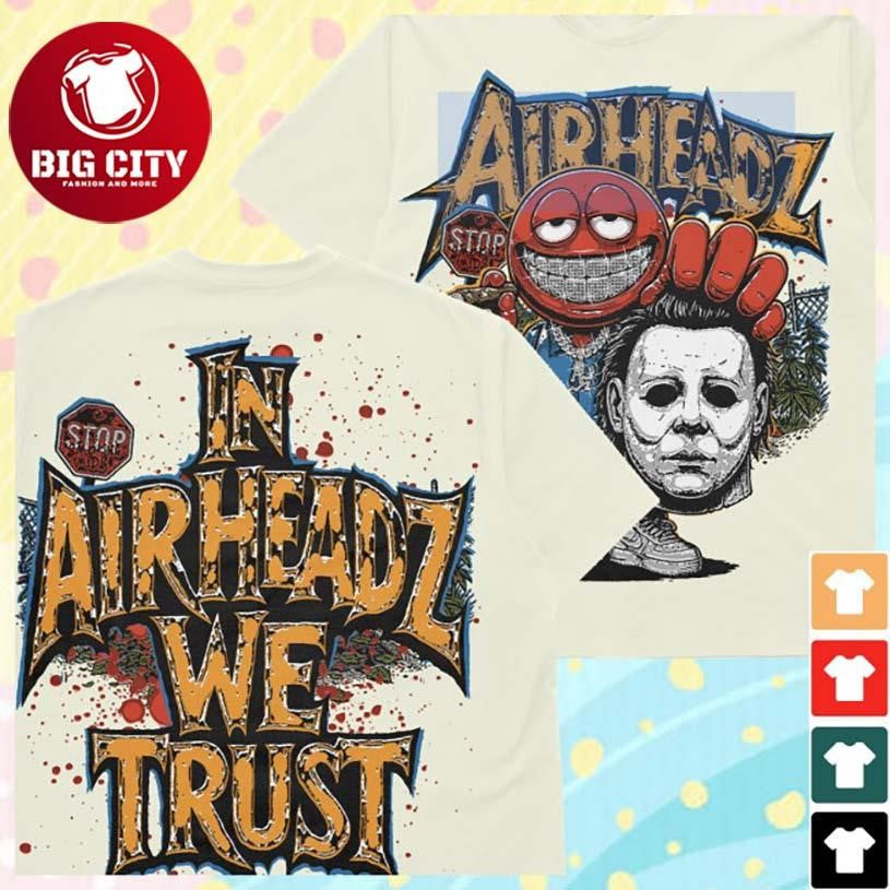 Wakko Exotics Mr. Airheadz Michael Myers Two Sided - Adult & Kids T-Shirts, Sweatshirts & Hoodies apparel design preview 1