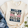 Wallen Bullhead Country Music Concert Westerns - Adult & Kids T-Shirts, Sweatshirts & Hoodies apparel design preview 1