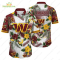 Washington Commanders Hibiscus Tropical Floral - Adult & Kids T-Shirts, Sweatshirts & Hoodies apparel design preview 1