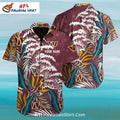 Washington Commanders Tropical Waves And Leaves Aloha - Adult & Kids T-Shirts, Sweatshirts & Hoodies apparel design preview 1