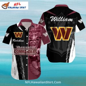 Washington Commanders Underwater Football Themed - Adult & Kids T-Shirts, Sweatshirts & Hoodies apparel design preview 1