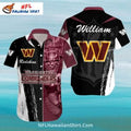 Washington Commanders Underwater Football Themed - Adult & Kids T-Shirts, Sweatshirts & Hoodies apparel design preview 1