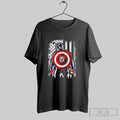 Washington Nationals Captain America Us Flag - Adult & Kids T-Shirts, Sweatshirts & Hoodies apparel design preview 1