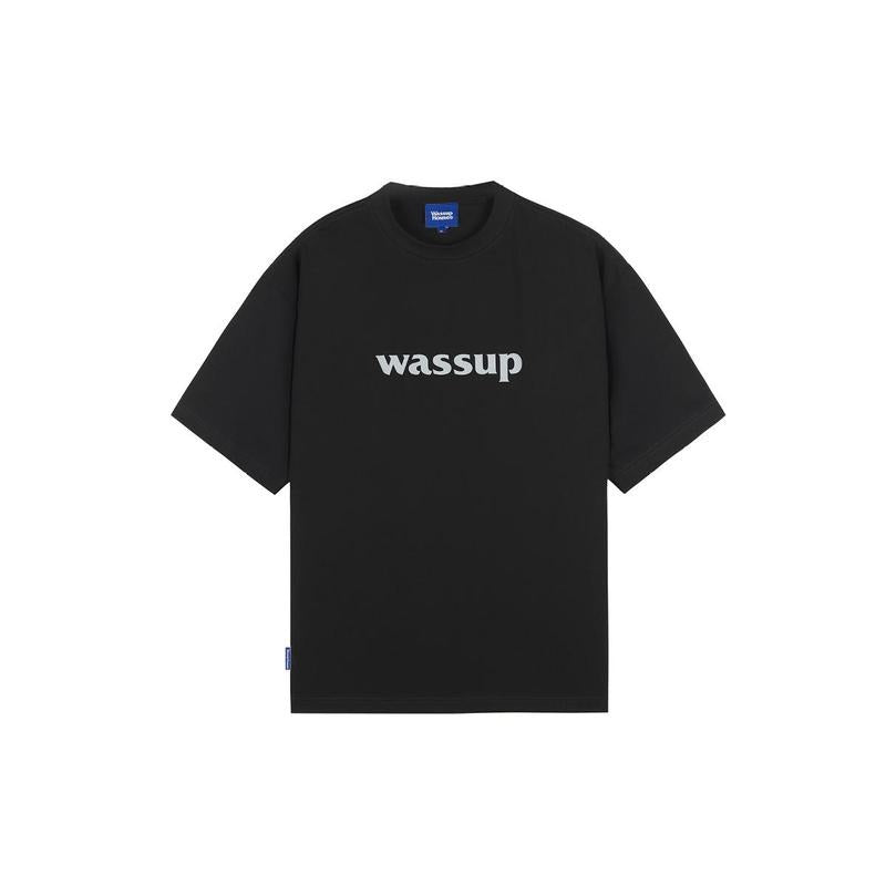 Wassup Basic Letter Logo Solid Color Short Sleeved - Adult & Kids T-Shirts, Sweatshirts & Hoodies apparel design preview 1
