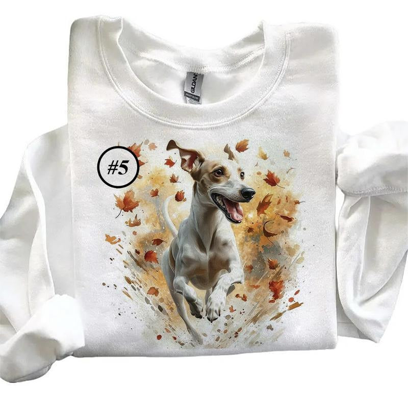 Watercolor Greyhound Dog Graphics Retro 4th July Cute - Adult & Kids T-Shirts, Sweatshirts & Hoodies apparel design preview 1