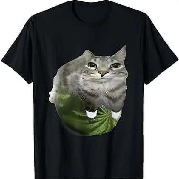 Watermelon Cat Meme - Adult & Kids T-Shirts, Sweatshirts & Hoodies apparel design preview 1
