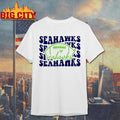 Wavy Seashawks - Adult & Kids T-Shirts, Sweatshirts & Hoodies apparel design preview 1