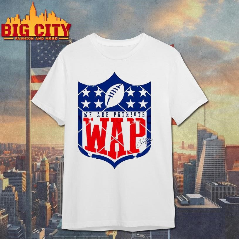We Are Patriots WAP Football Design - Adult & Kids T-Shirts, Sweatshirts & Hoodies apparel design preview 1