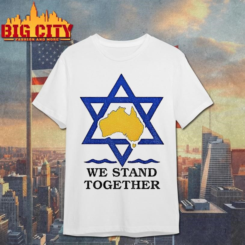 We Stand Together With The Australian Jews - Adult & Kids T-Shirts, Sweatshirts & Hoodies apparel design preview 1