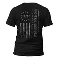 We People 1776 USA Distressed Flag Back Print - Adult & Kids T-Shirts, Sweatshirts & Hoodies apparel design preview 1